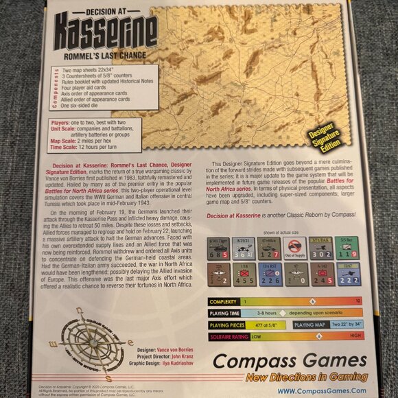 Decision at Kasserine: Rommel's Last Chance – Designer Signature Edition - Picture 6 of 11